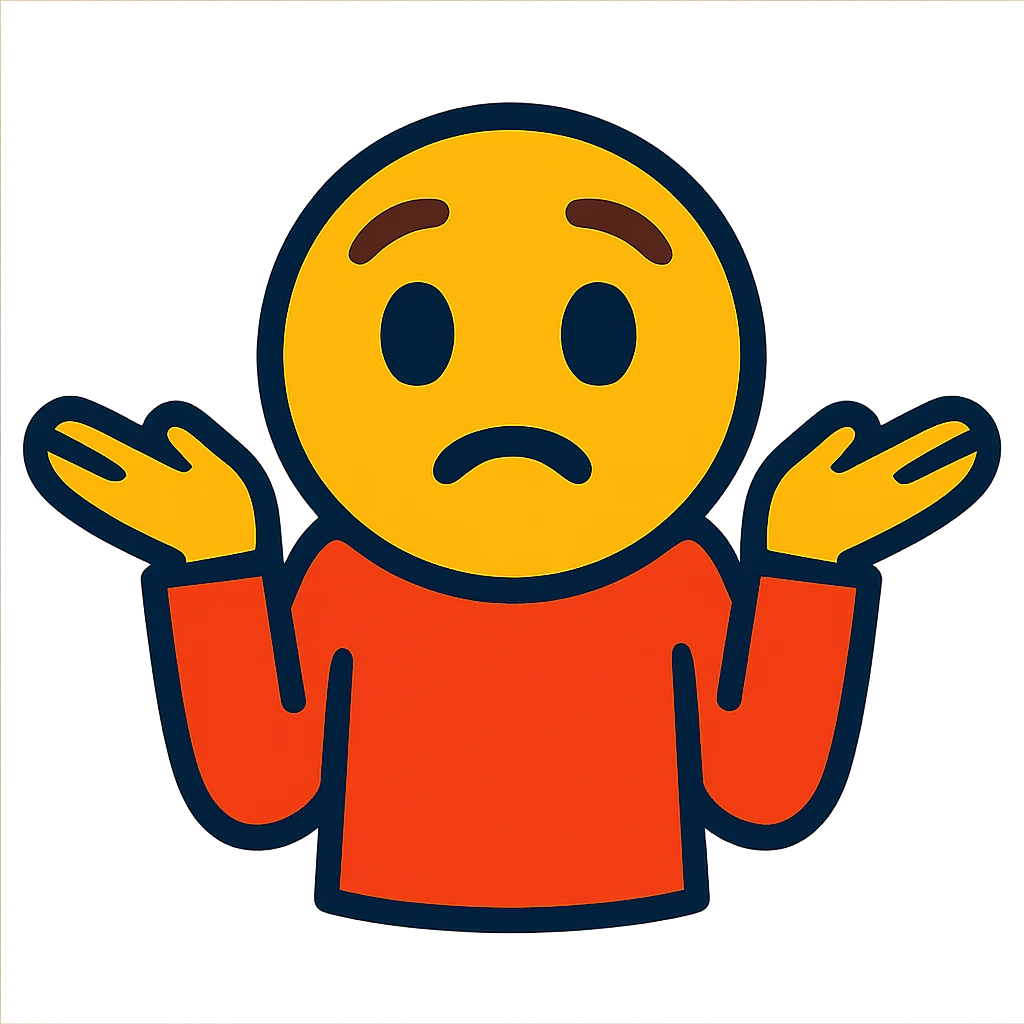 playful shrugging emoji emoji