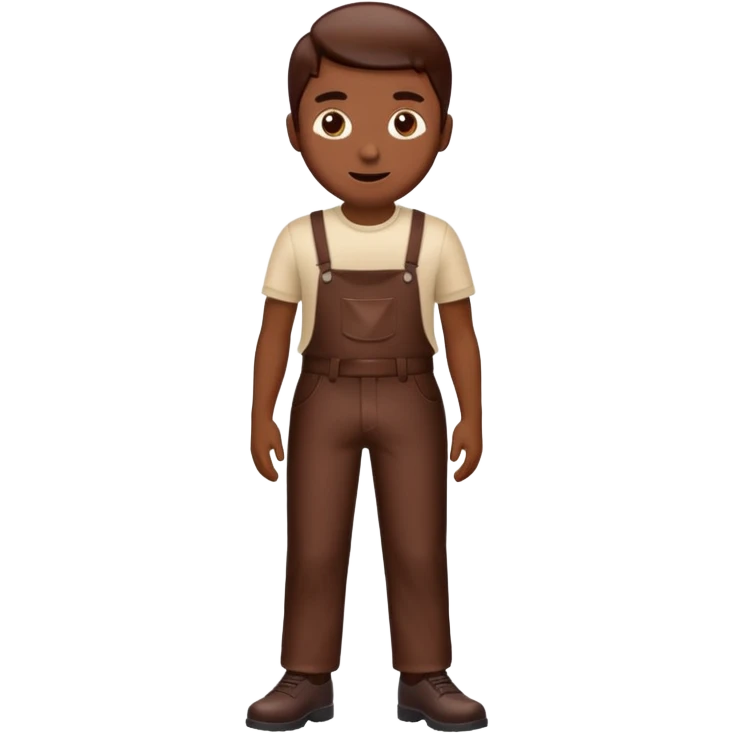 Man with chocolate sauce on pants emoji