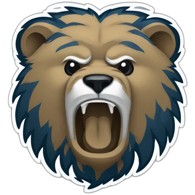 Memphis grizzlies mascot logo emoji