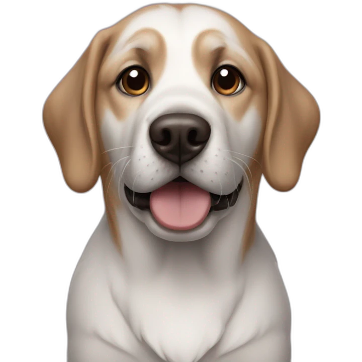 Super dog emoji