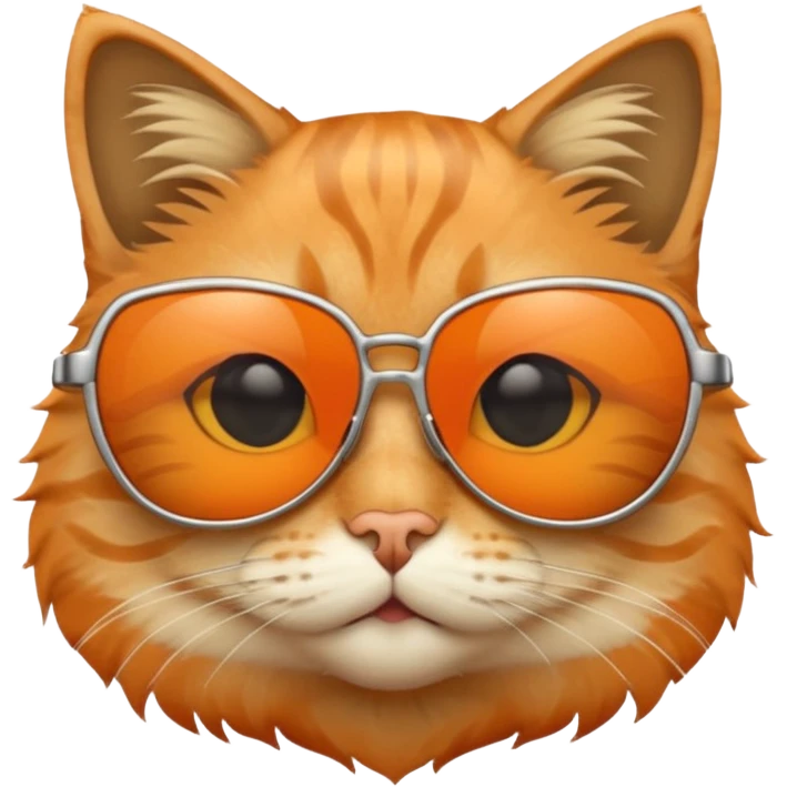 Cat wearing sunglasses emoji