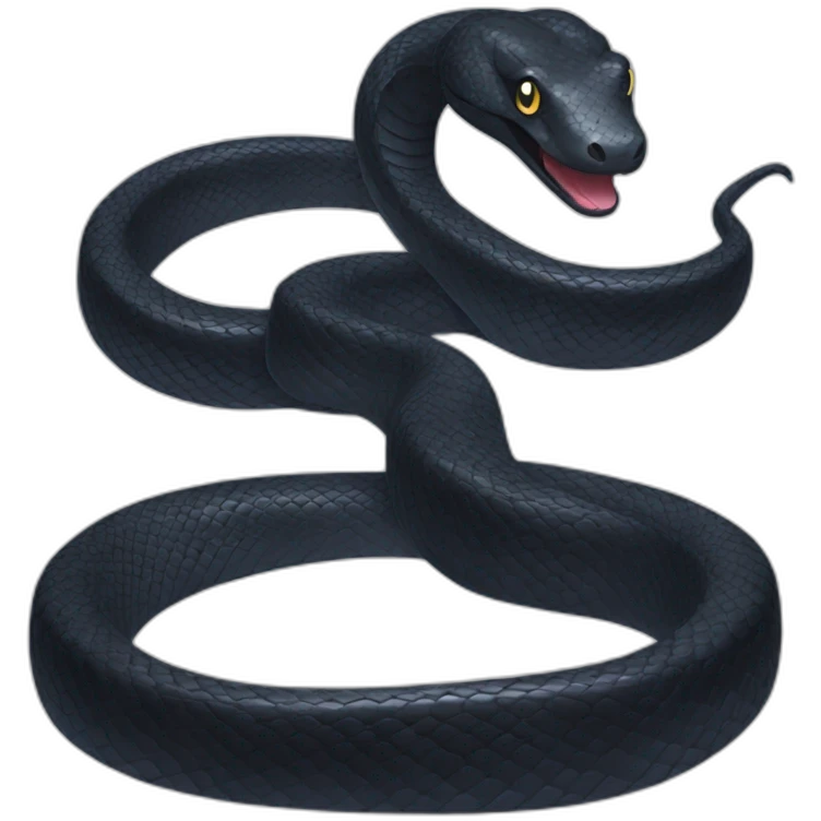 Black snake emoji