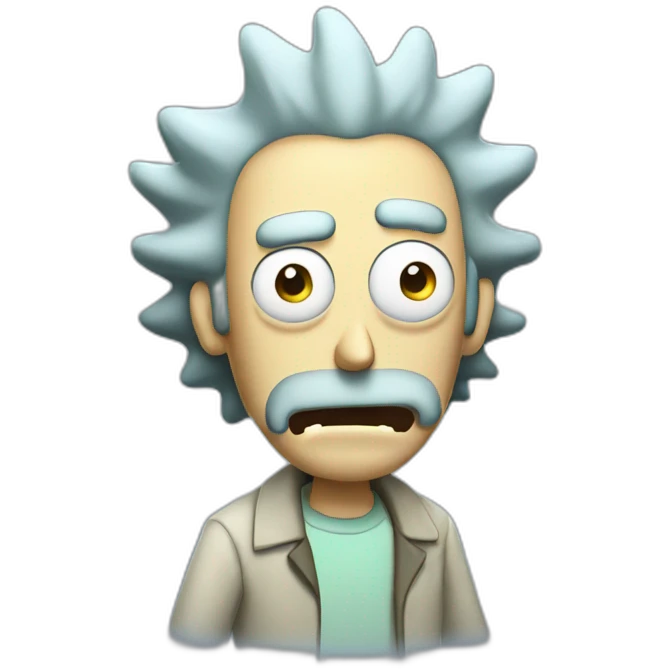 Rick from Rick and morty emoji