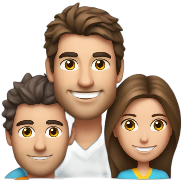 a party with rafael nadal, fernando alonso, letizia ortiz, messi y cristiano ronaldo emoji