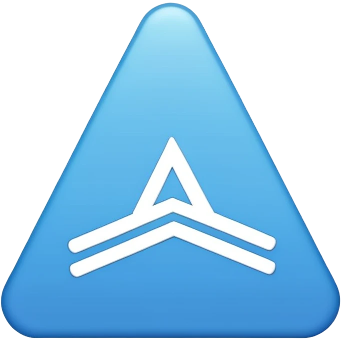 The background should be blue, and inside it should be a white straight line symbol emoji