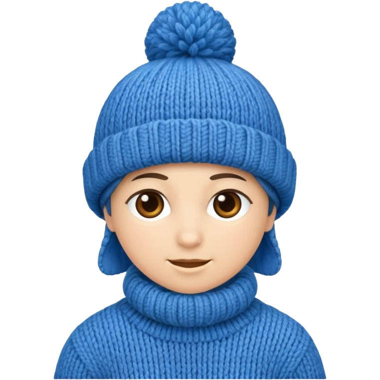 Blue hat  emoji