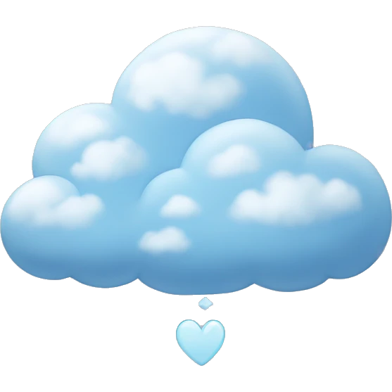 Cloud heart emoji