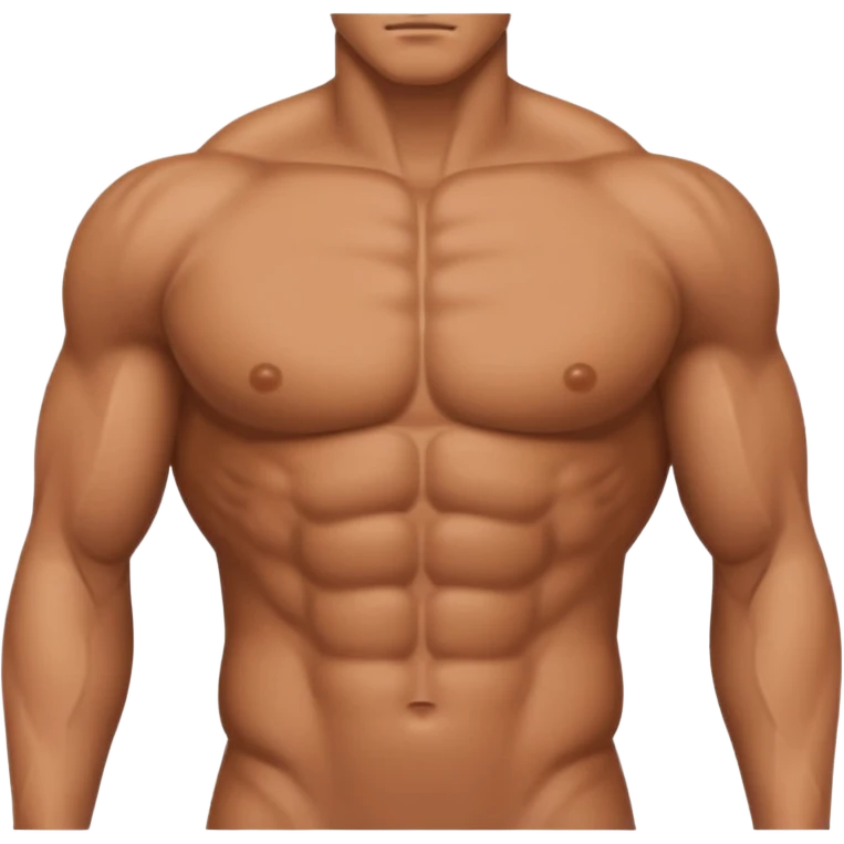 a zoomed in male chest emoji without revealing their arms, abs, face emoji