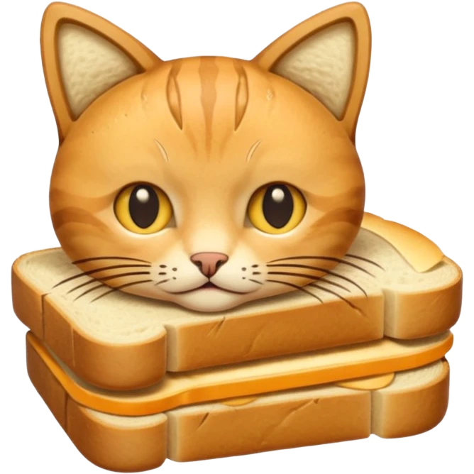 Mewing Bread emoji