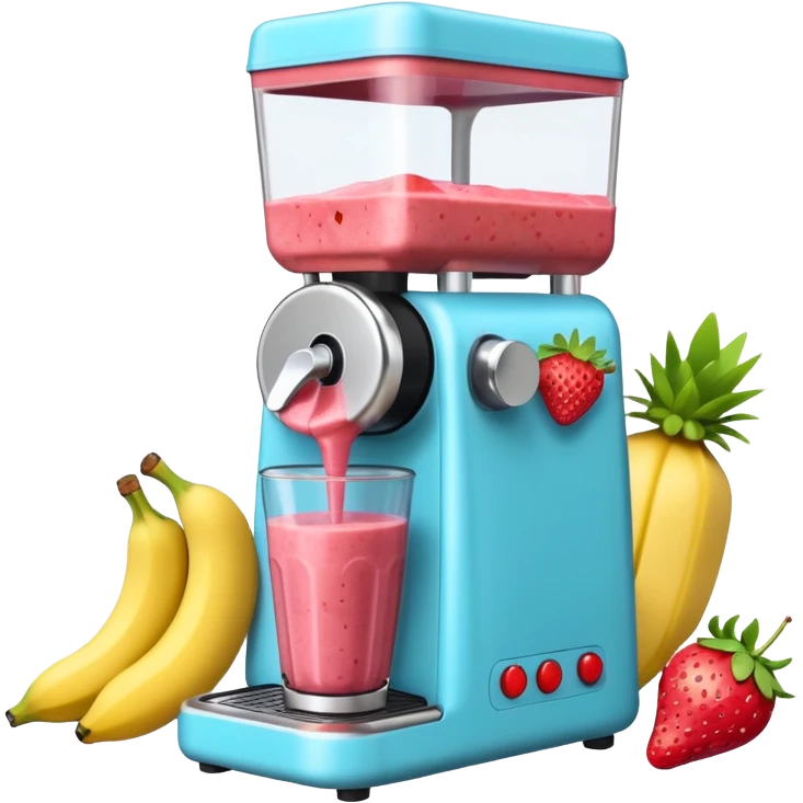 A SMOOTHIE MACHINE BUT THE LID ISN'T ON SO THE SMOOTHIE SPLASHES OUT AND MAKES A MESS emoji