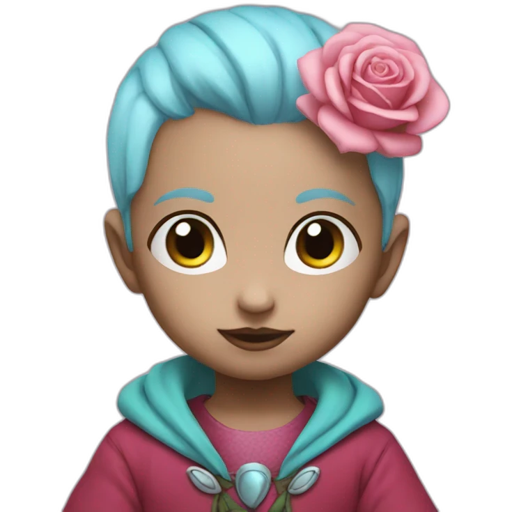 Baby whis rose emoji