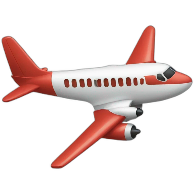 plane with human teeth emoji