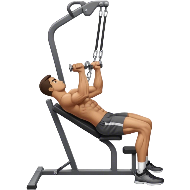 side-view man cable-machine tricep-pushdown emoji