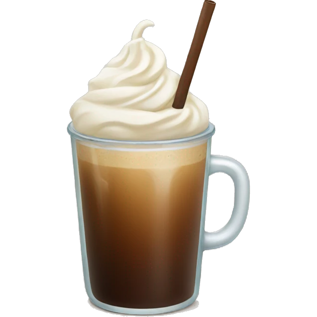 Ice coffee emoji