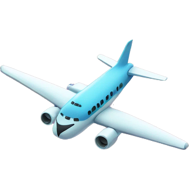 Plane with stars emoji