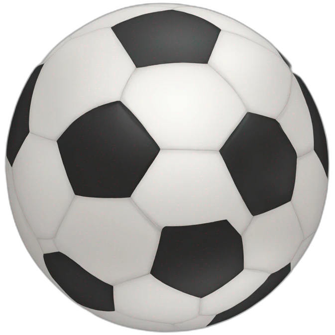 Ballon de foot emoji