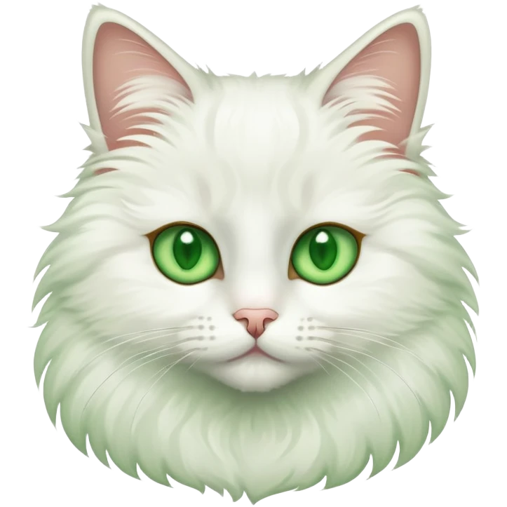 Cat with green eyes  emoji