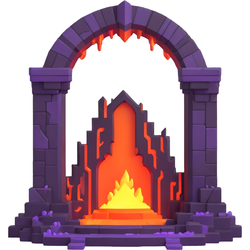 Minecraft Nether portal emoji