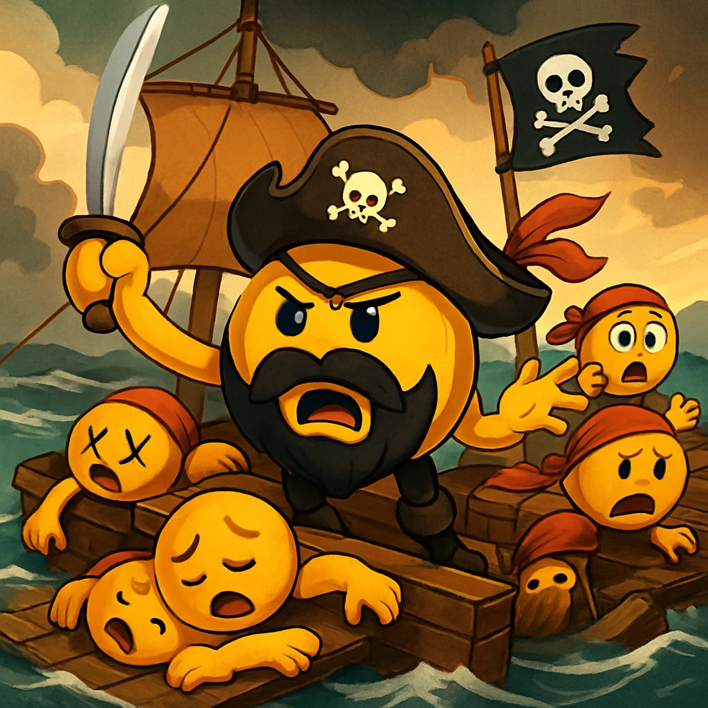 pirate ship emoji