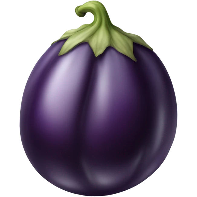 Extra large and thick eggplant emoji