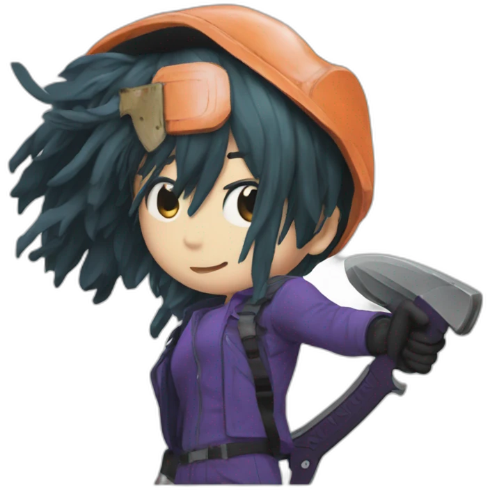 Makima from "Chainsaw Man" emoji
