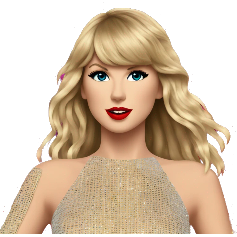 Taylor Swift performing on the eras tour emoji