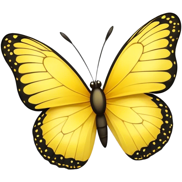 Yellow butterfly  emoji