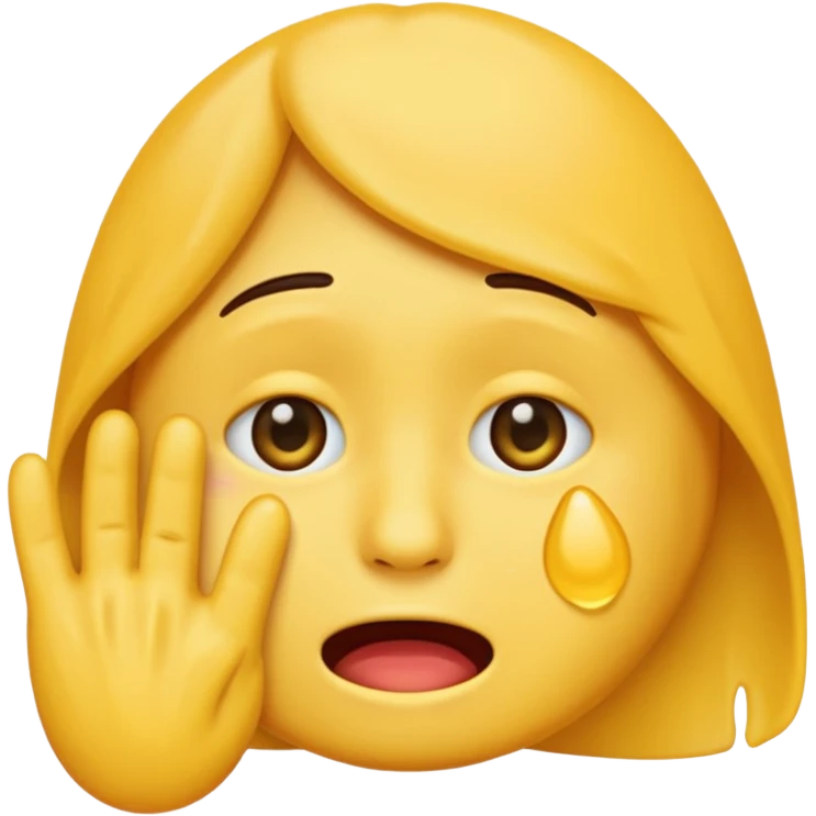 Tourne cet emoji 🤜 de -90 degrés et met le sur la bouche de cette emoji 😭 emoji