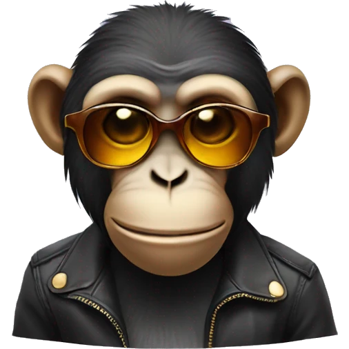 Monkey wearing shades emoji