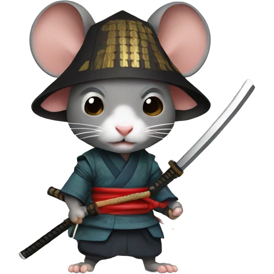 samurai rat emoji