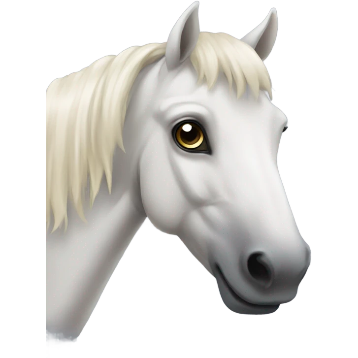 horse with a big head emoji