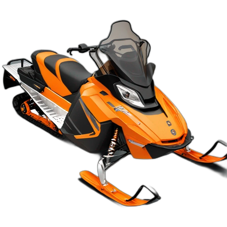 orange polaris Snowmobile emoji