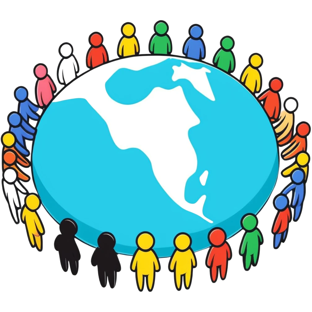 global unity and cooperation emoji