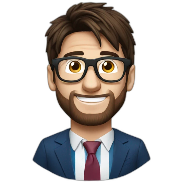 lionel MESSI WITH GLASSES emoji