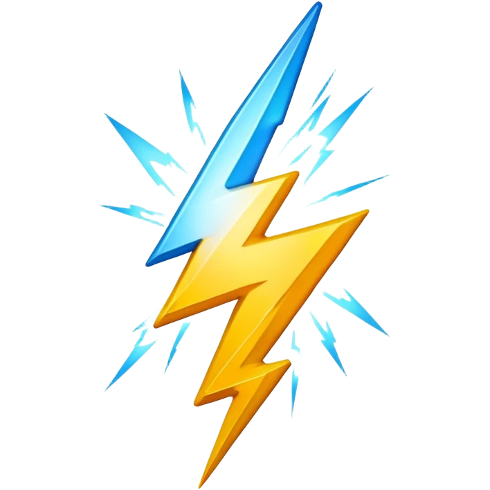 Lightning bolt emoji