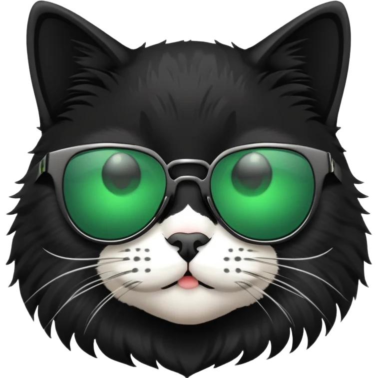 Cat wearing sunglasses emoji