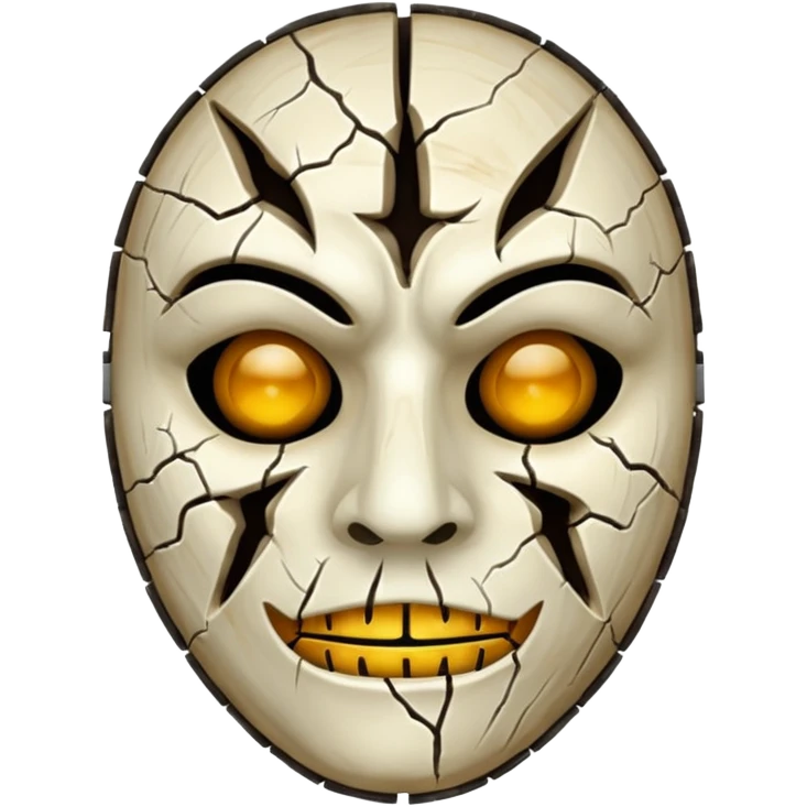 Halloween spooky mask emoji