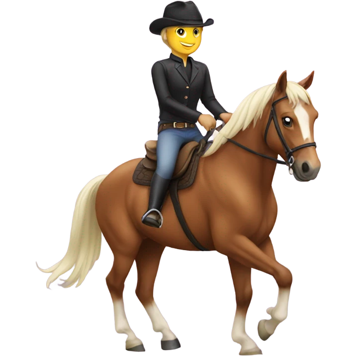 Horse riding emoji
