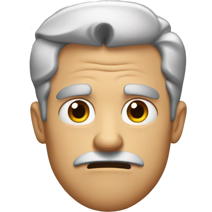 mad frowning dad emoji