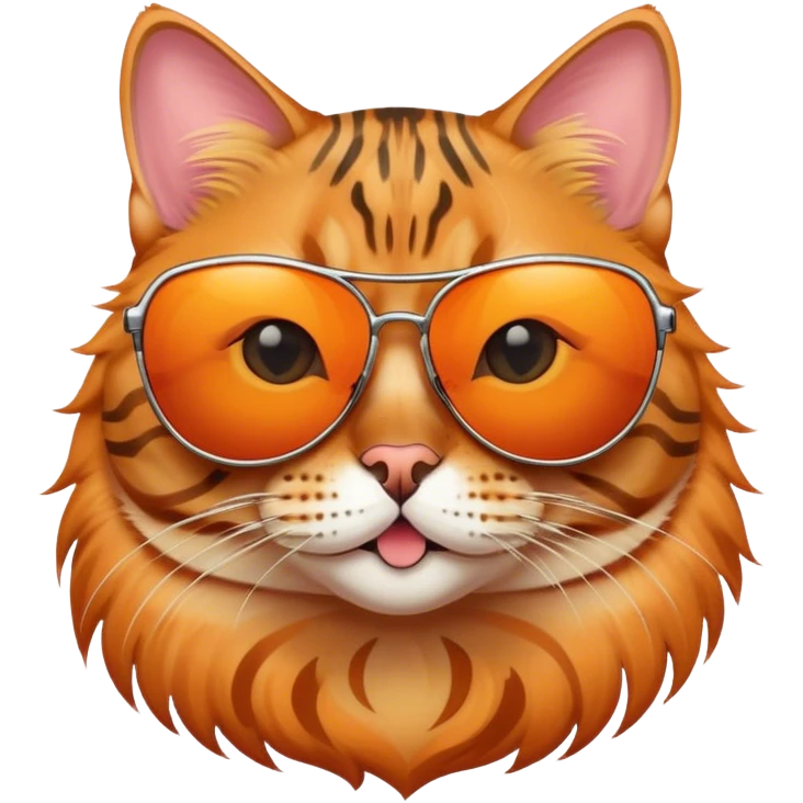 Bengal Cat with Sunglasses  emoji