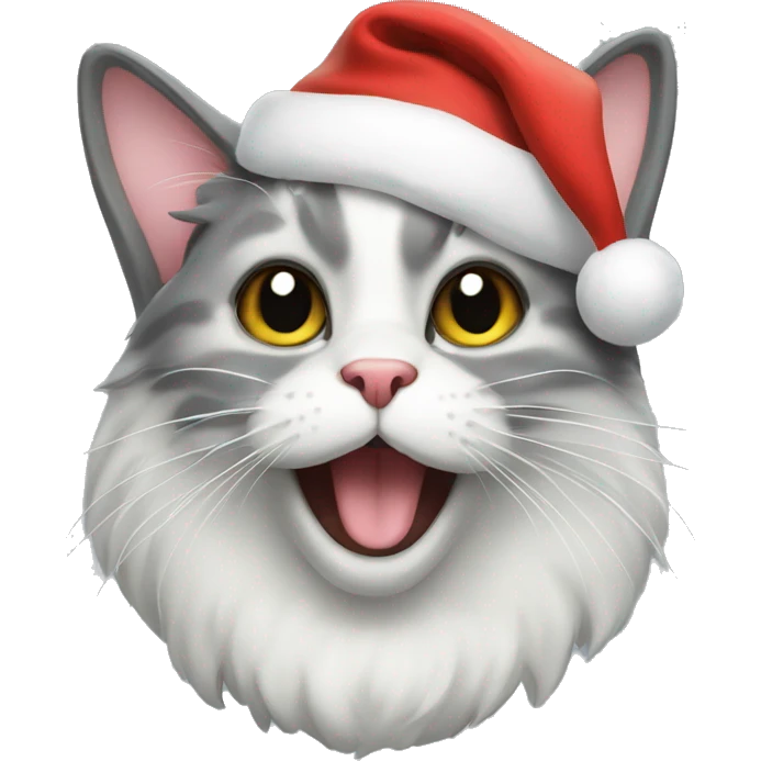 christmas cat jolly emoji