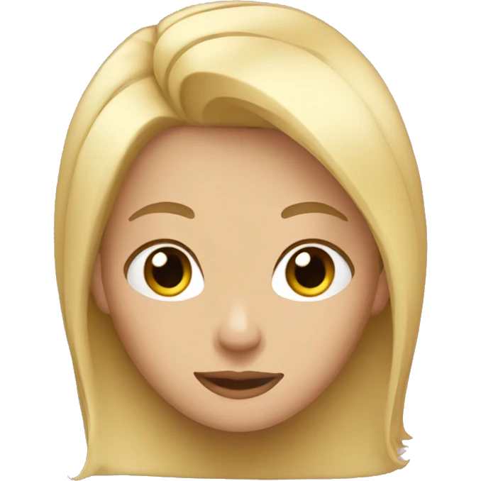blonde hair emoji
