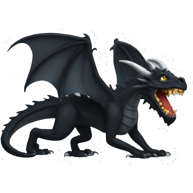  Black Dragon  emoji