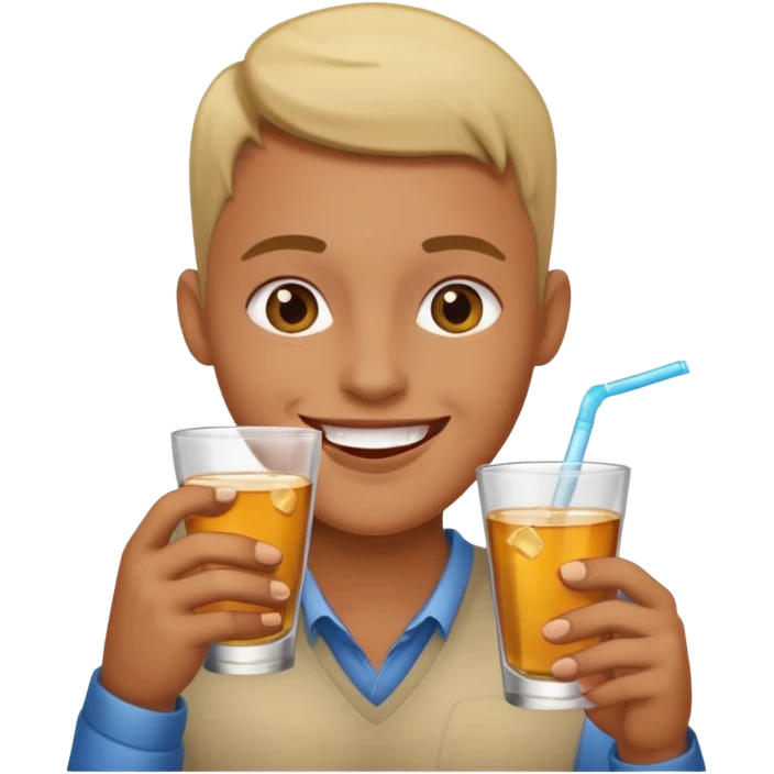 Drinking shots emoji