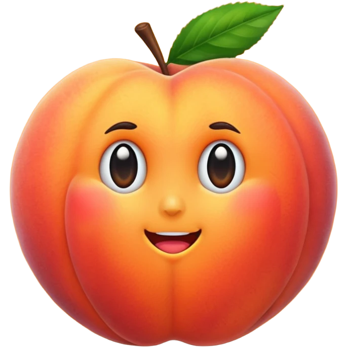 Peach emoji