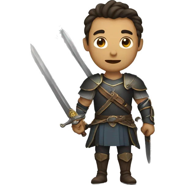 man with sword emoji
