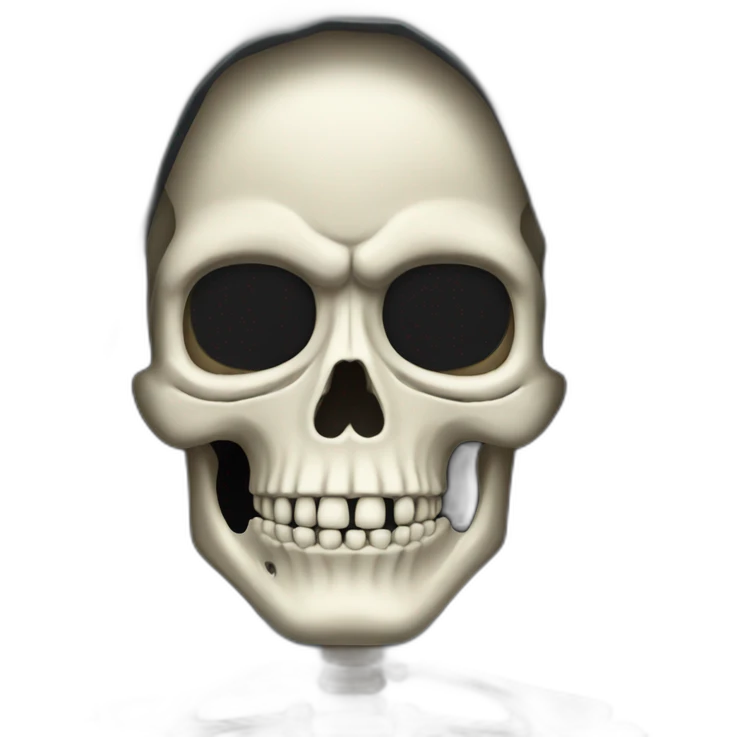 Dark vador skeleton emoji