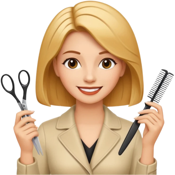 coiffeuse metier emoji