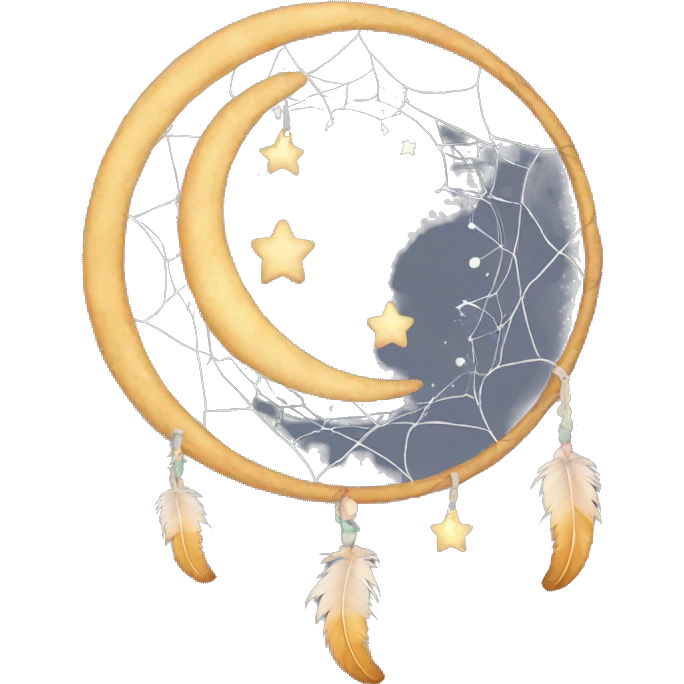 crescent-stars-dreamcatcher emoji