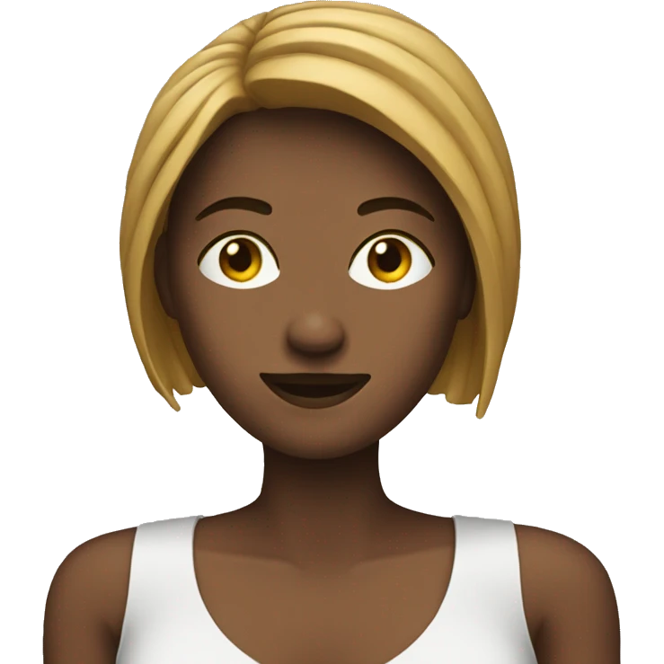 woman made out of a phone emoji